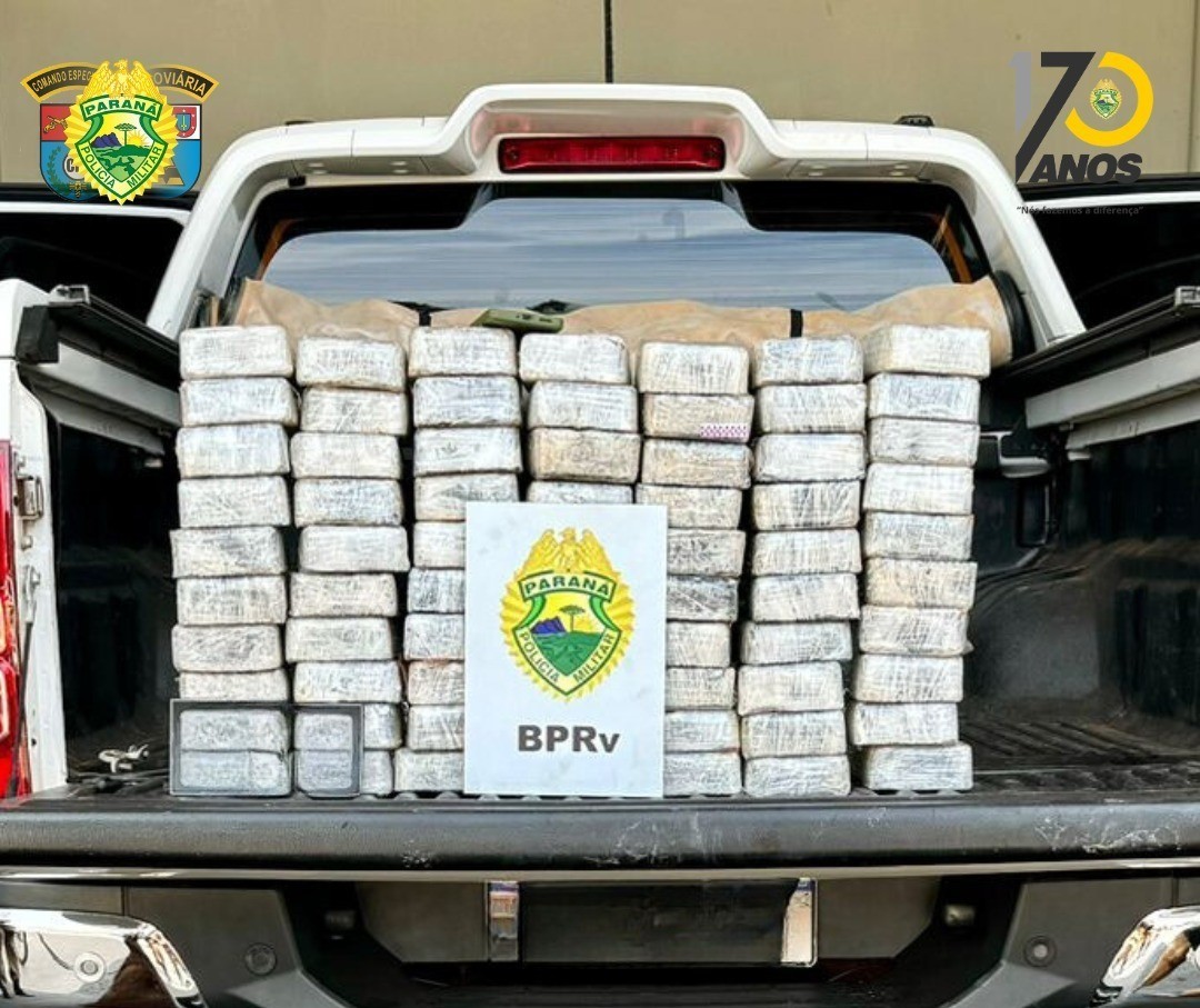 Policiais apreendem 64 quilos de pasta base de cocaína em Nova Olímpia