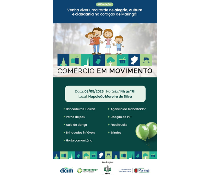 “Comércio em Movimento” resgata o passeio em família pelo centro